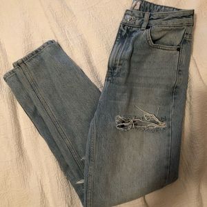 Topshop skinny “mom jeans”